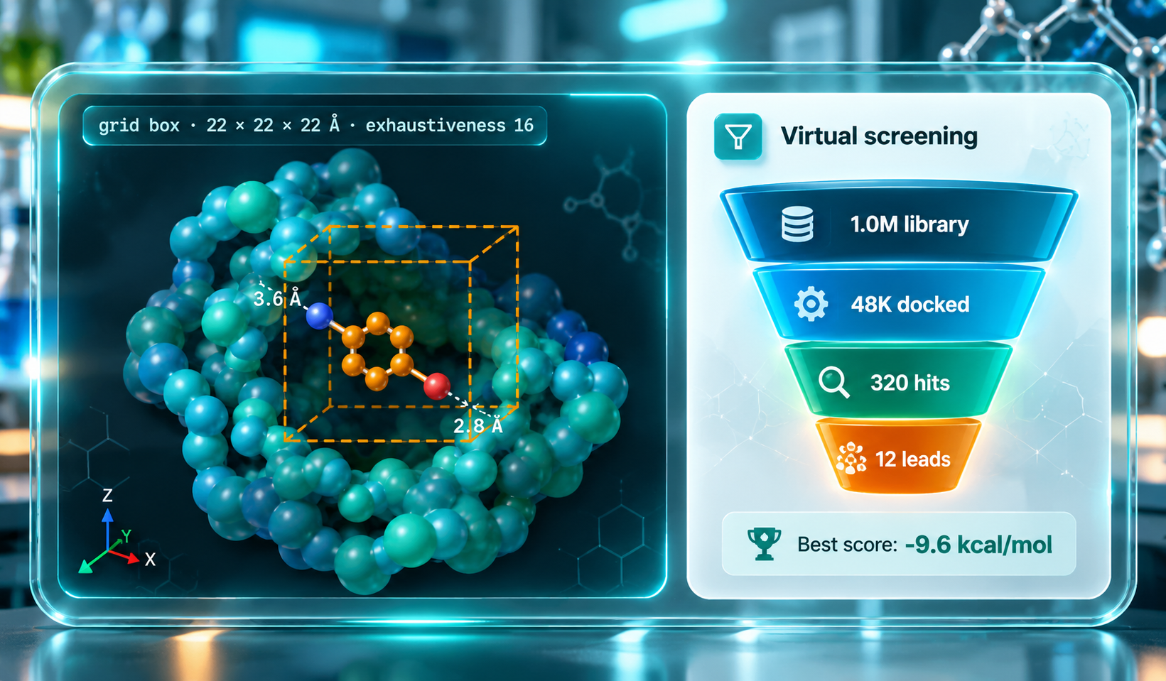 In-silico drug design and screening